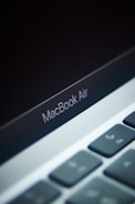 black and white lenovo laptop