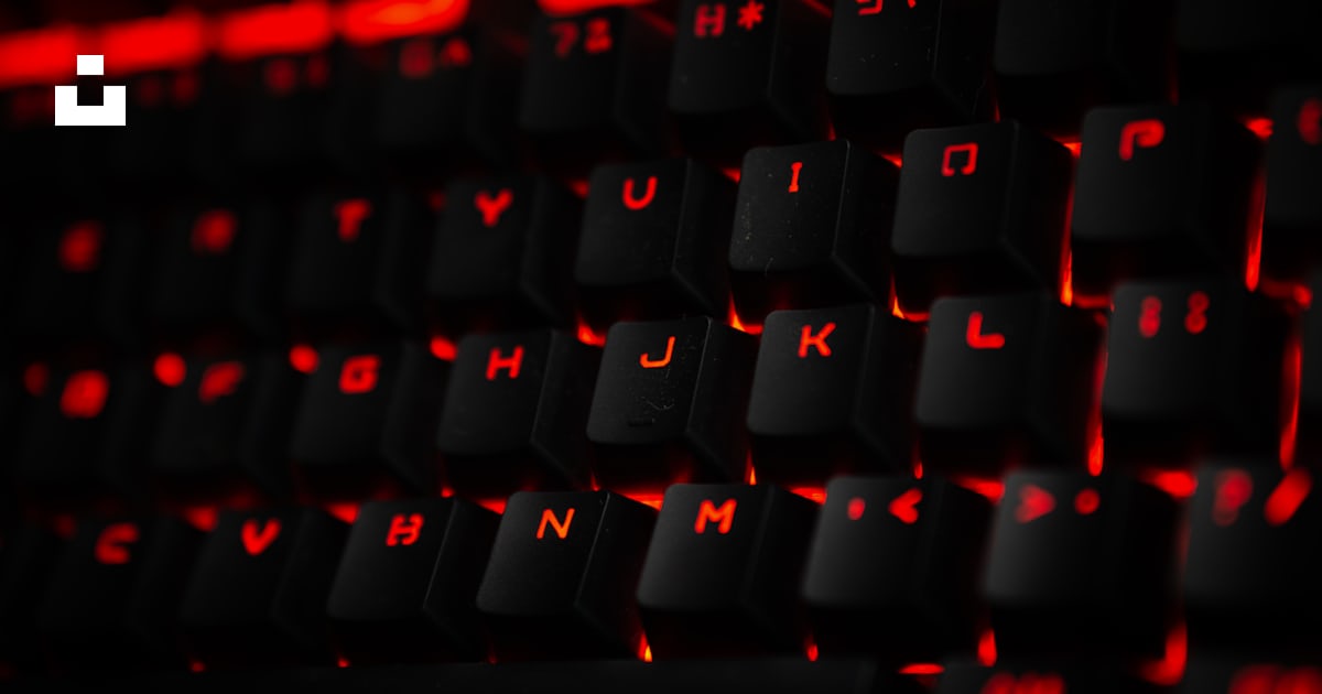Black and red computer keyboard photo – Free Technical Image on Unsplash