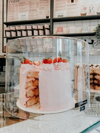 clear plastic container with food inside