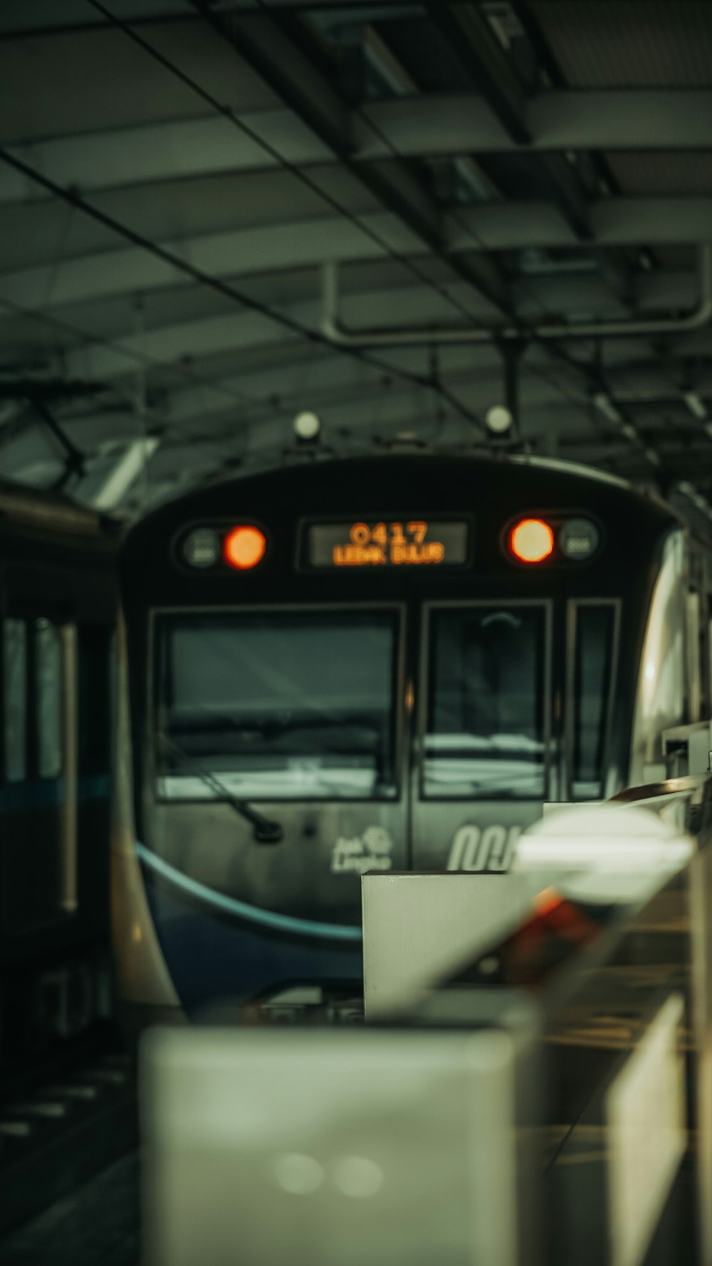 black and gray train in train station