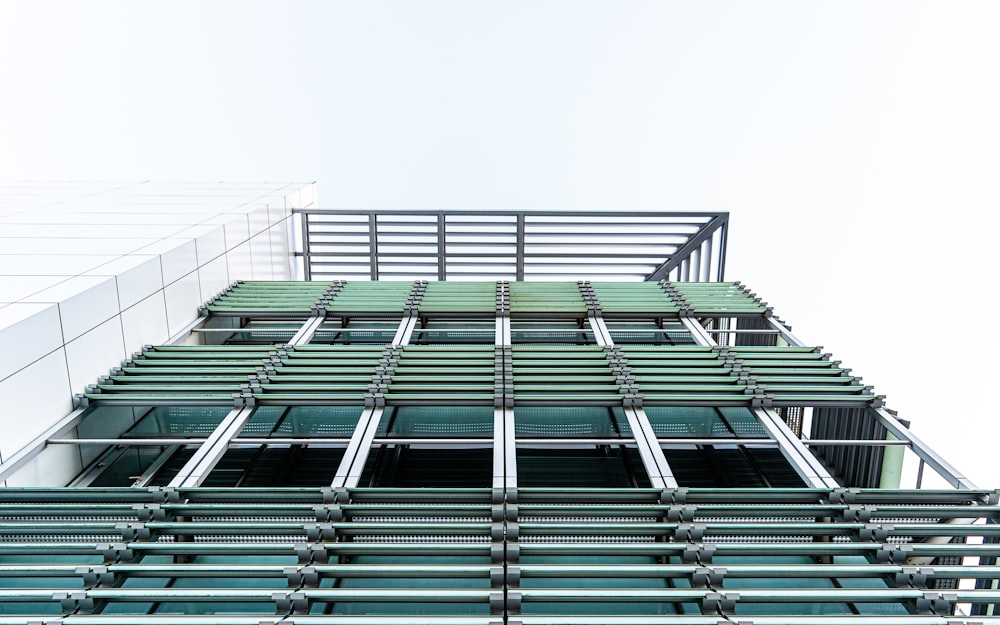 low angle photography of high rise building