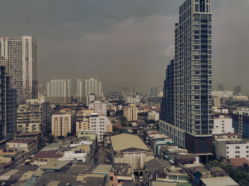 high rise buildings during daytime