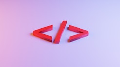 orange plastic blocks on white surface