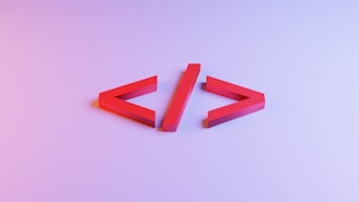 orange plastic blocks on white surface
