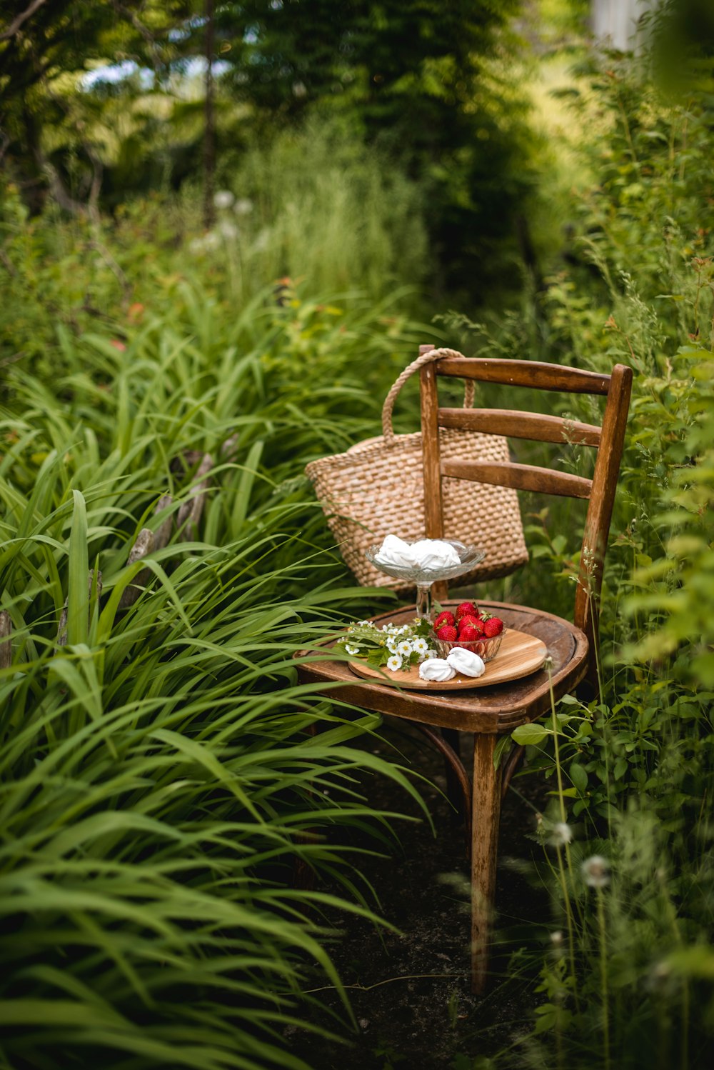 brown woven basket on brown wooden table