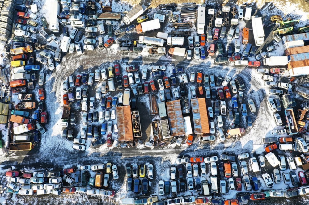 aerial view of city buildings during daytime