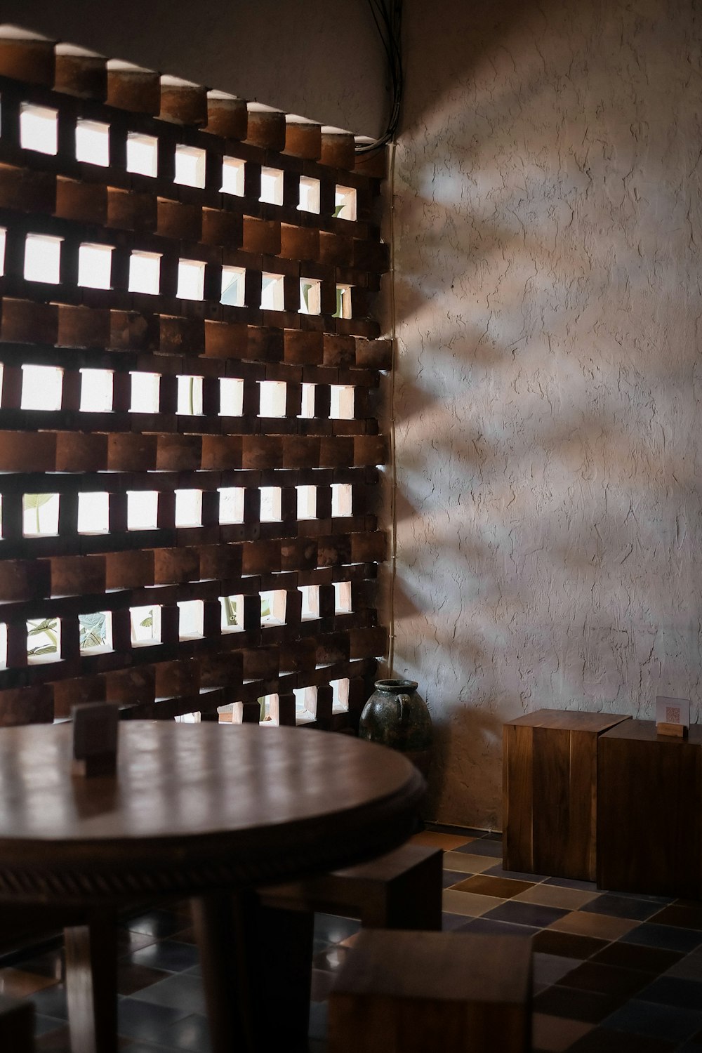 brown wooden chair near brown wooden table