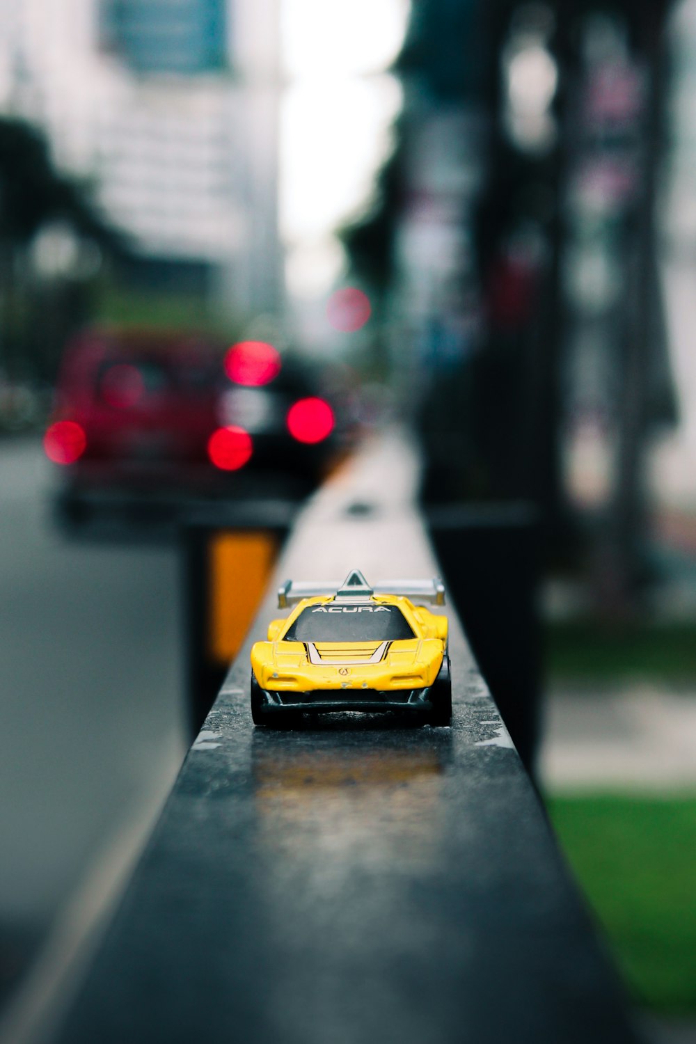 yellow car on road during daytime