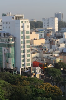 A beautiful landscape of a foreign city showcasing cultural diversity.