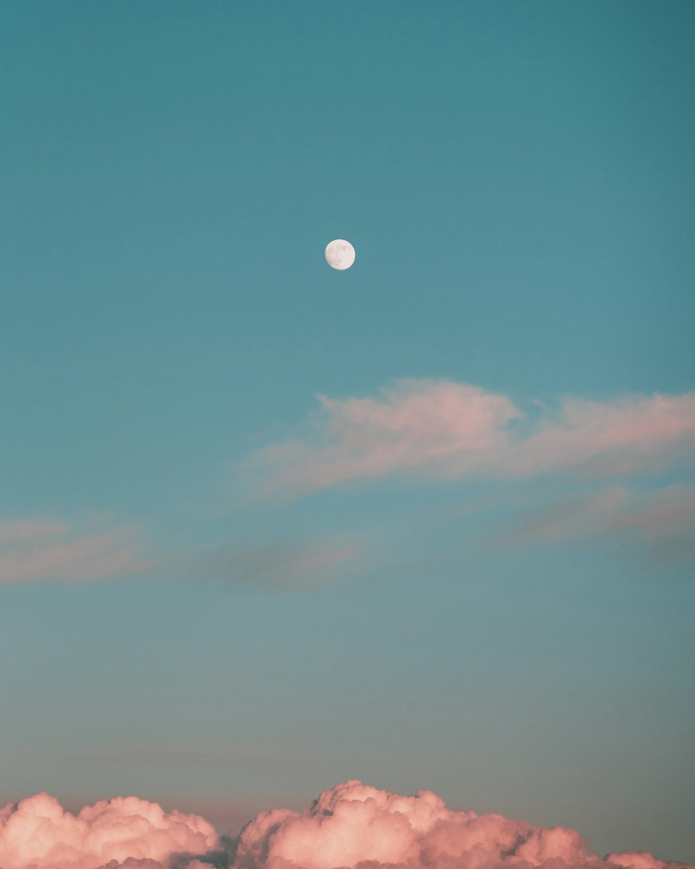 luna piena nel cielo