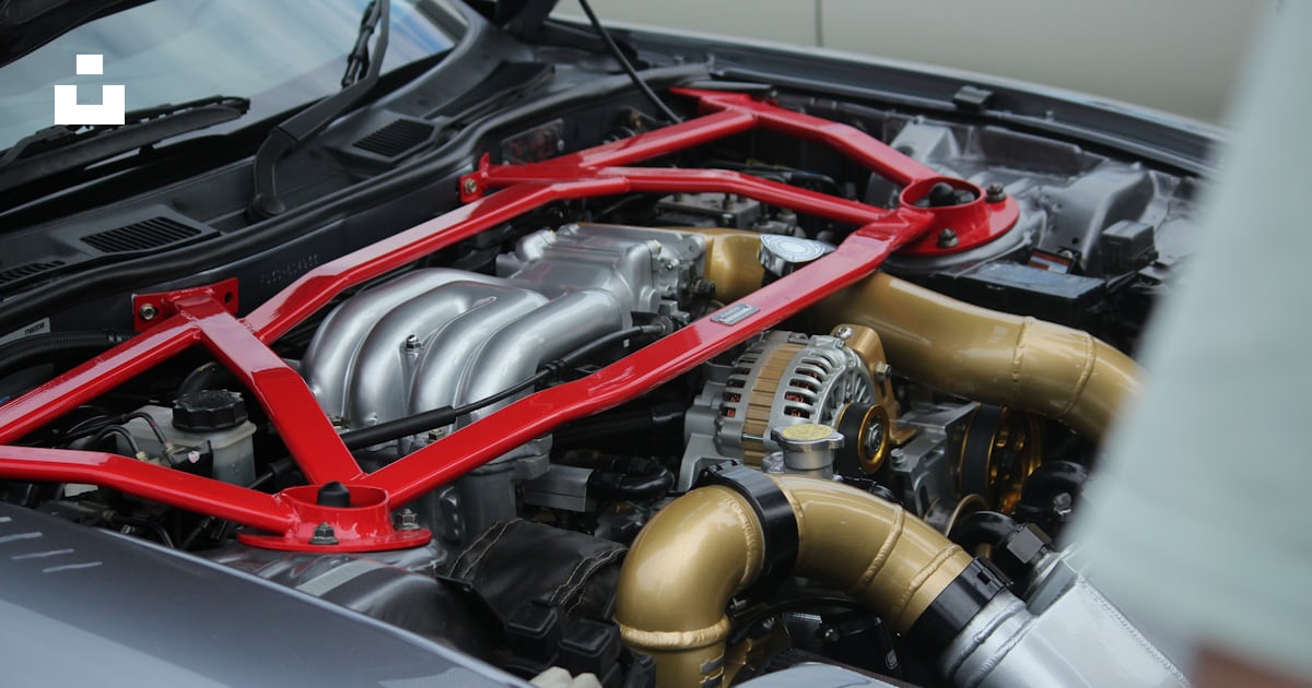 Black and red car engine photo – Free Machine Image on Unsplash