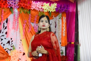 Red Ethnic Dress