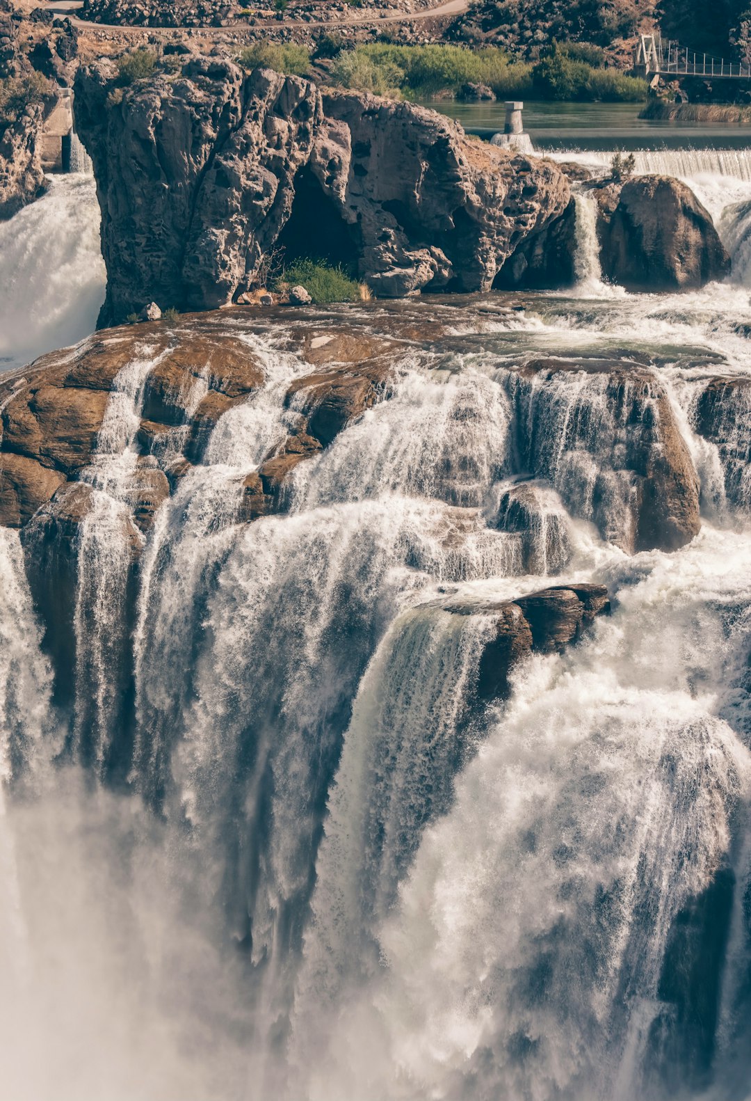 waterfalls in forest during daytime