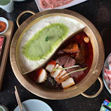 vegetable dish on brown ceramic bowl