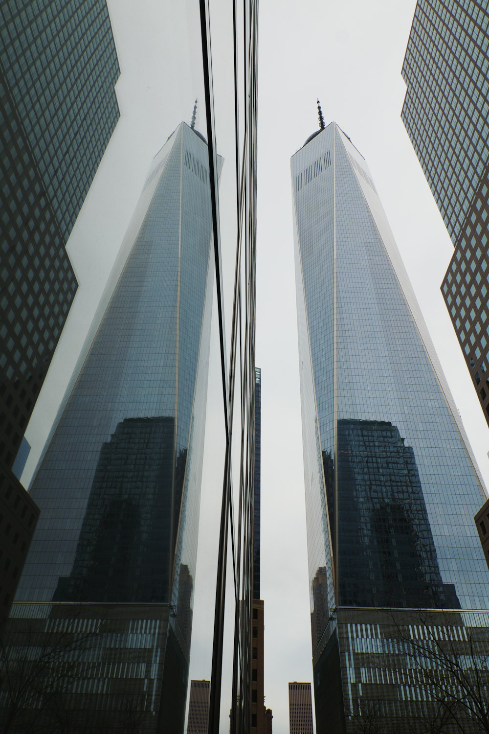 white and black high rise building