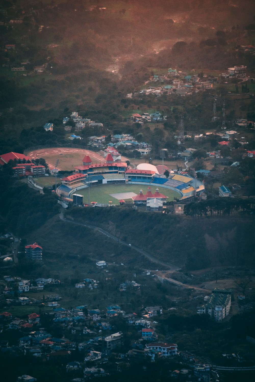 aerial view of city during daytime