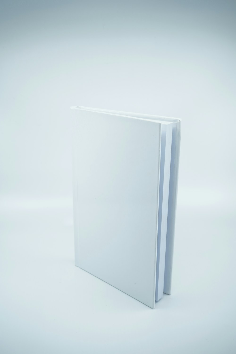 Blank Empty Book On Grey Studio Background Stock Photo - Download