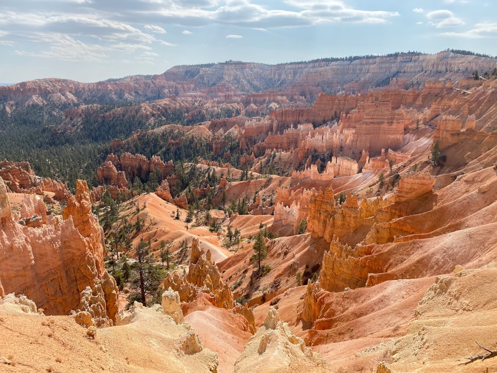 brown and green mountains under blue sky during daytime