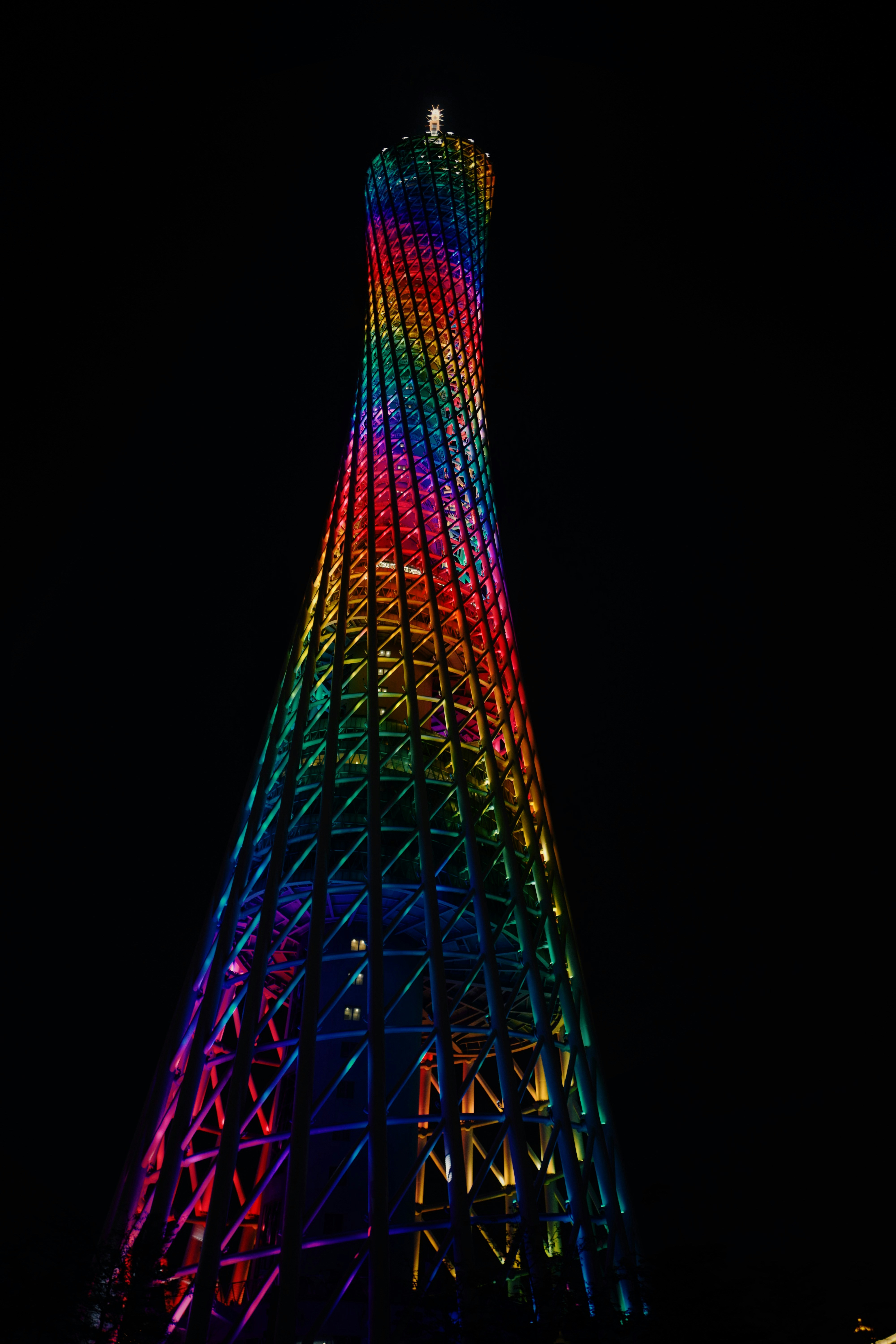 Green And Purple Led Light