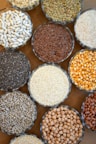 white rice on stainless steel bowls