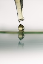 clear glass bottle with water droplets