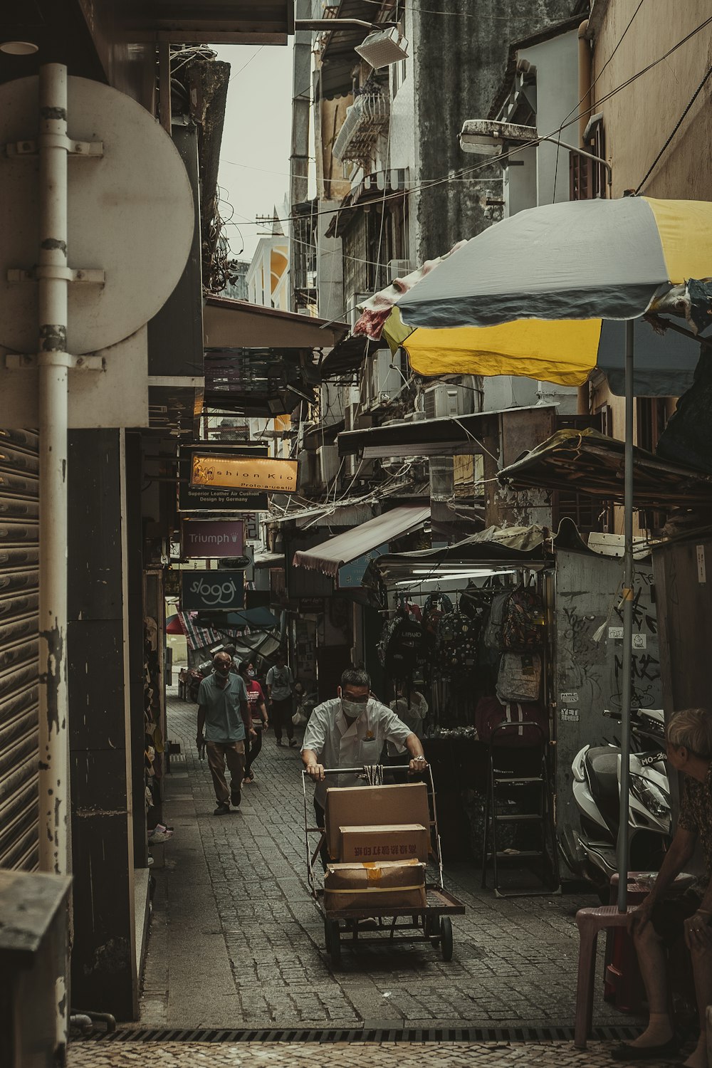 people walking on street during daytime