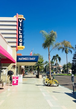 man in black shirt riding bicycle near green palm tree during daytime