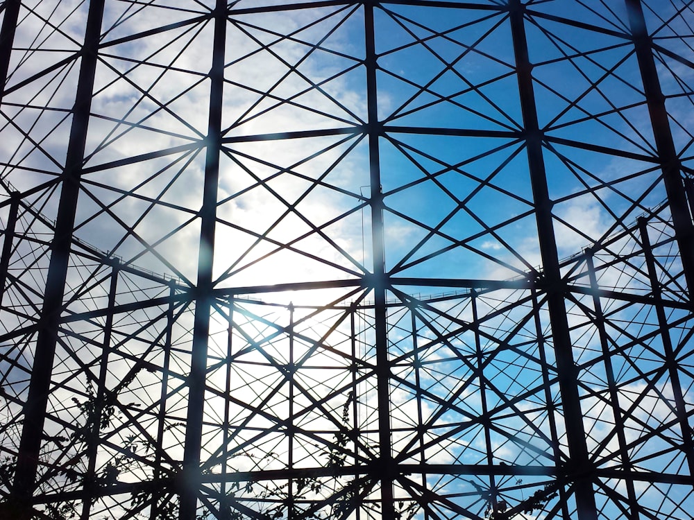 black metal frame under blue sky during daytime