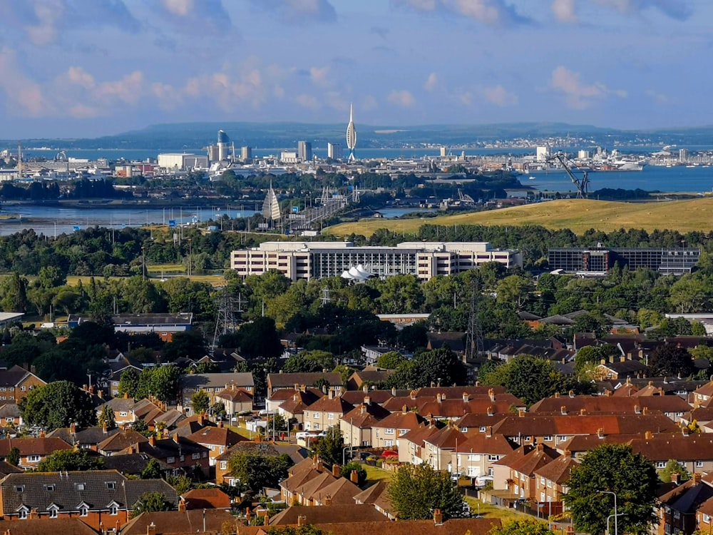 aerial view of city during daytime