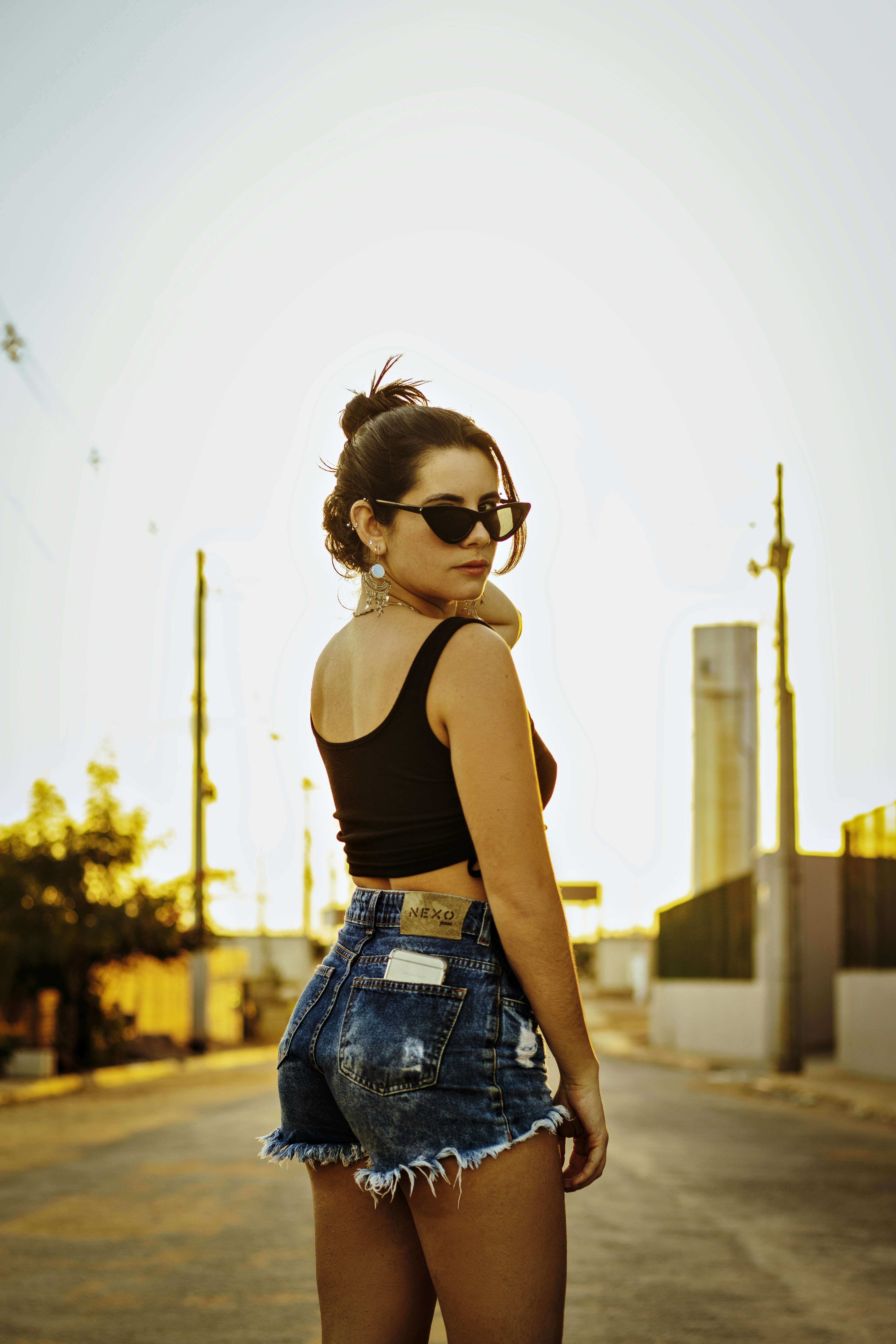 jeans short
