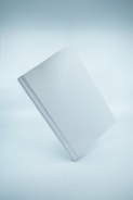 white paper on white surface