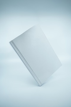 white paper on white surface