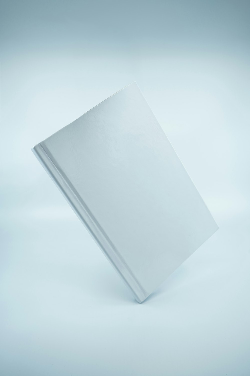 white paper on white surface