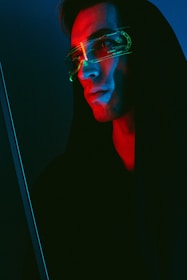 man in black suit jacket