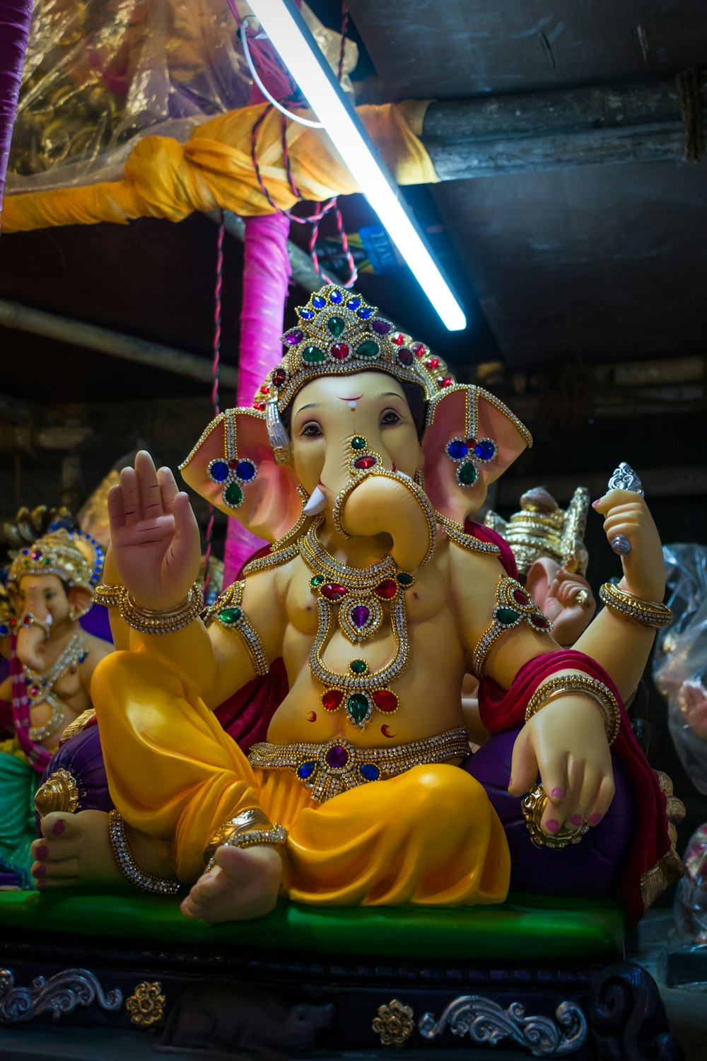 hindu deity figurine in a room