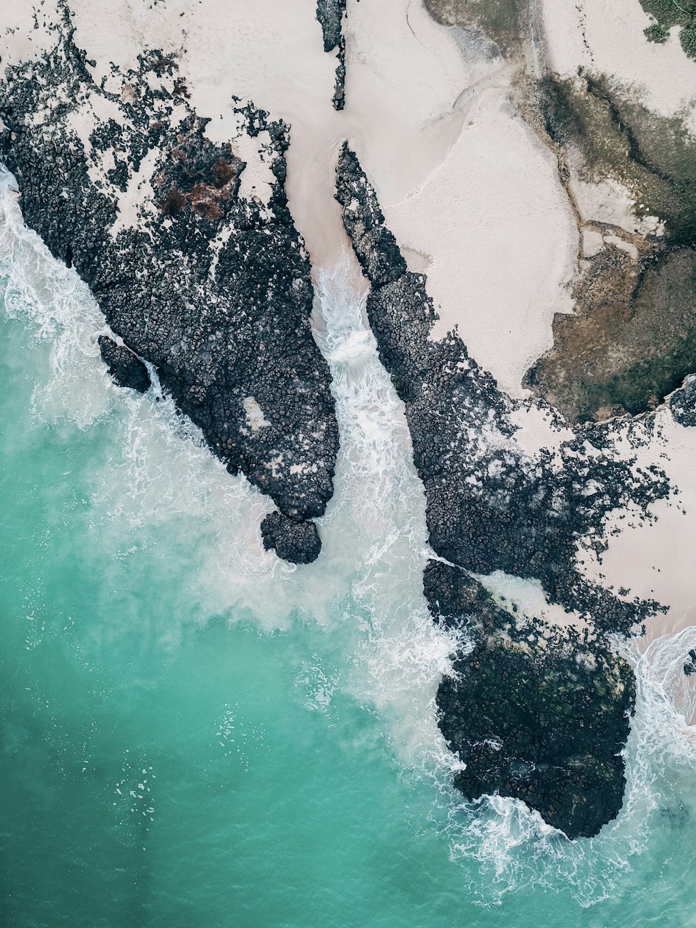 aerial view of body of water during daytime