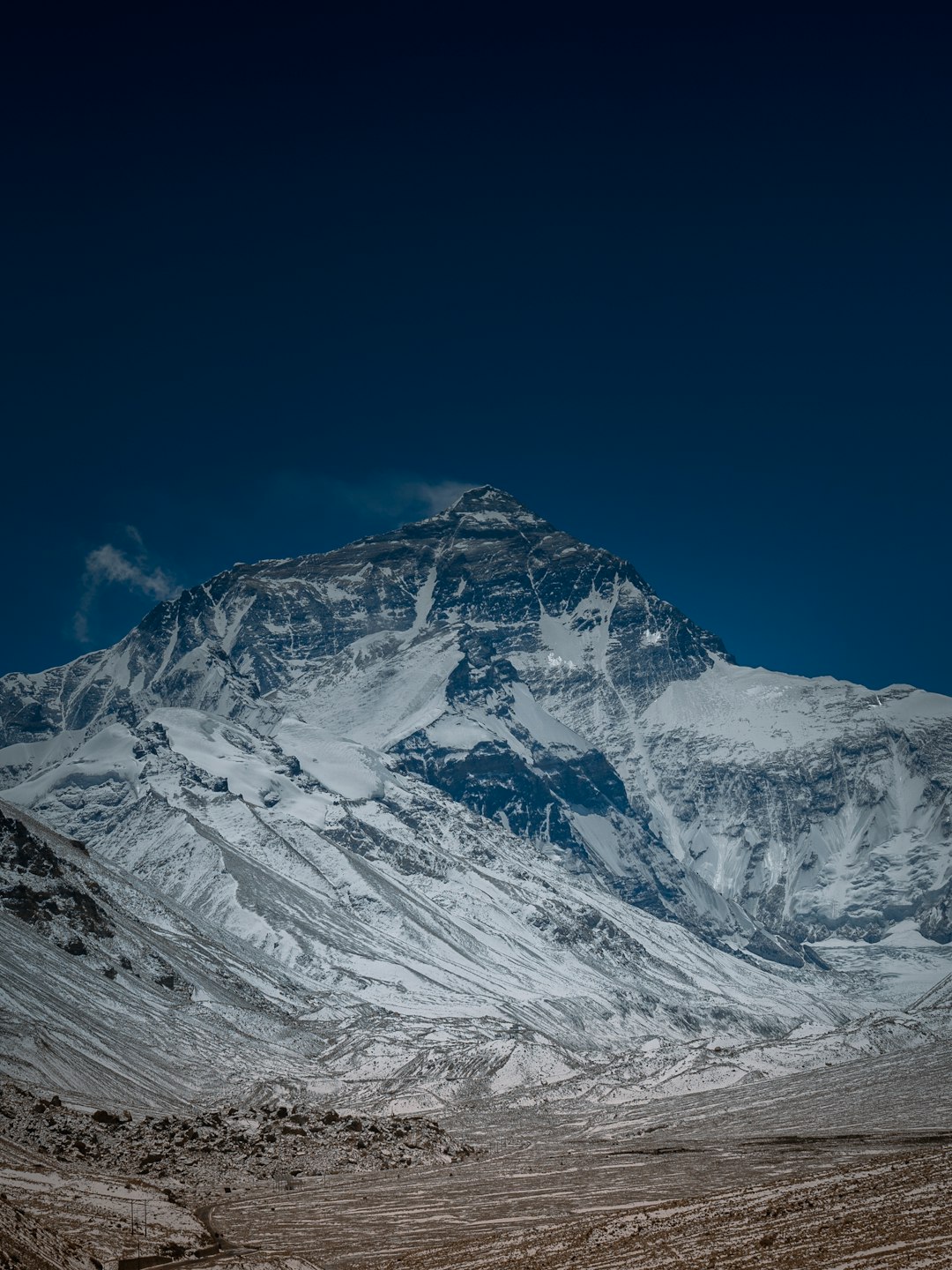 snow covered mountain under blue sky during daytime