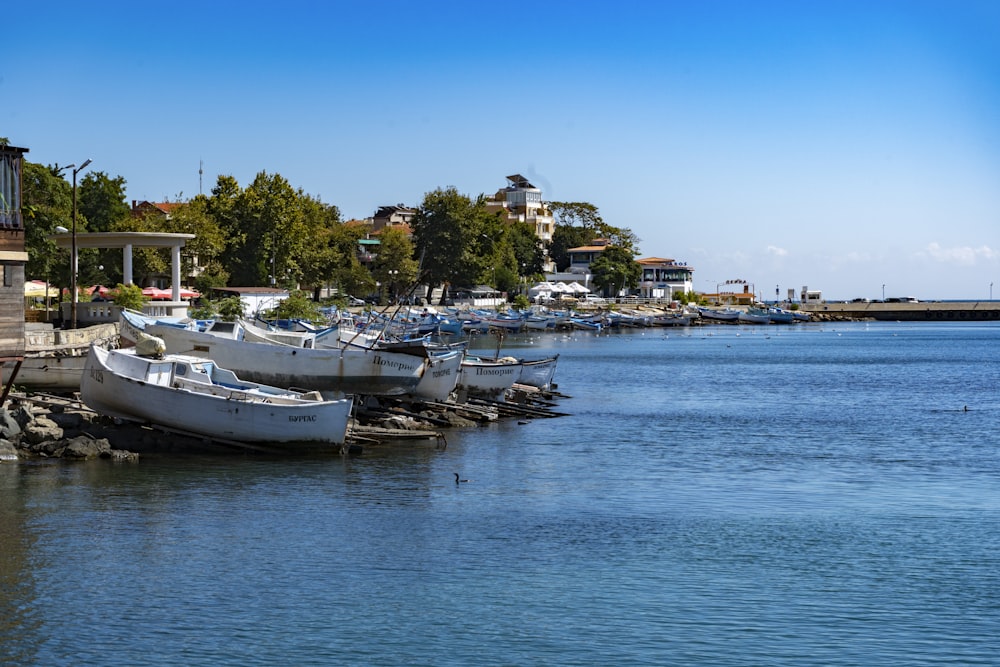 white boat on body of water during daytime