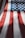 A close-up of a patriotic t-shirt featuring bold graphics and colors.