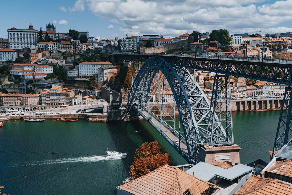 gray metal bridge over river during daytime