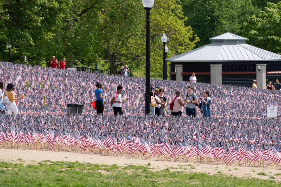 people standing on green grass field during daytime