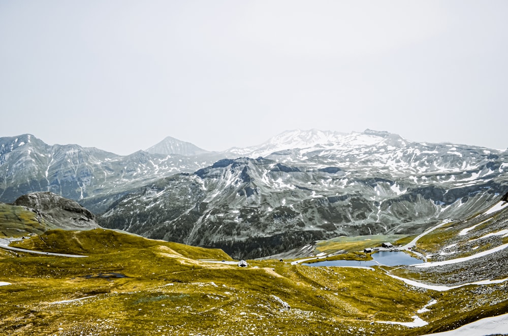 snow covered mountain during daytime