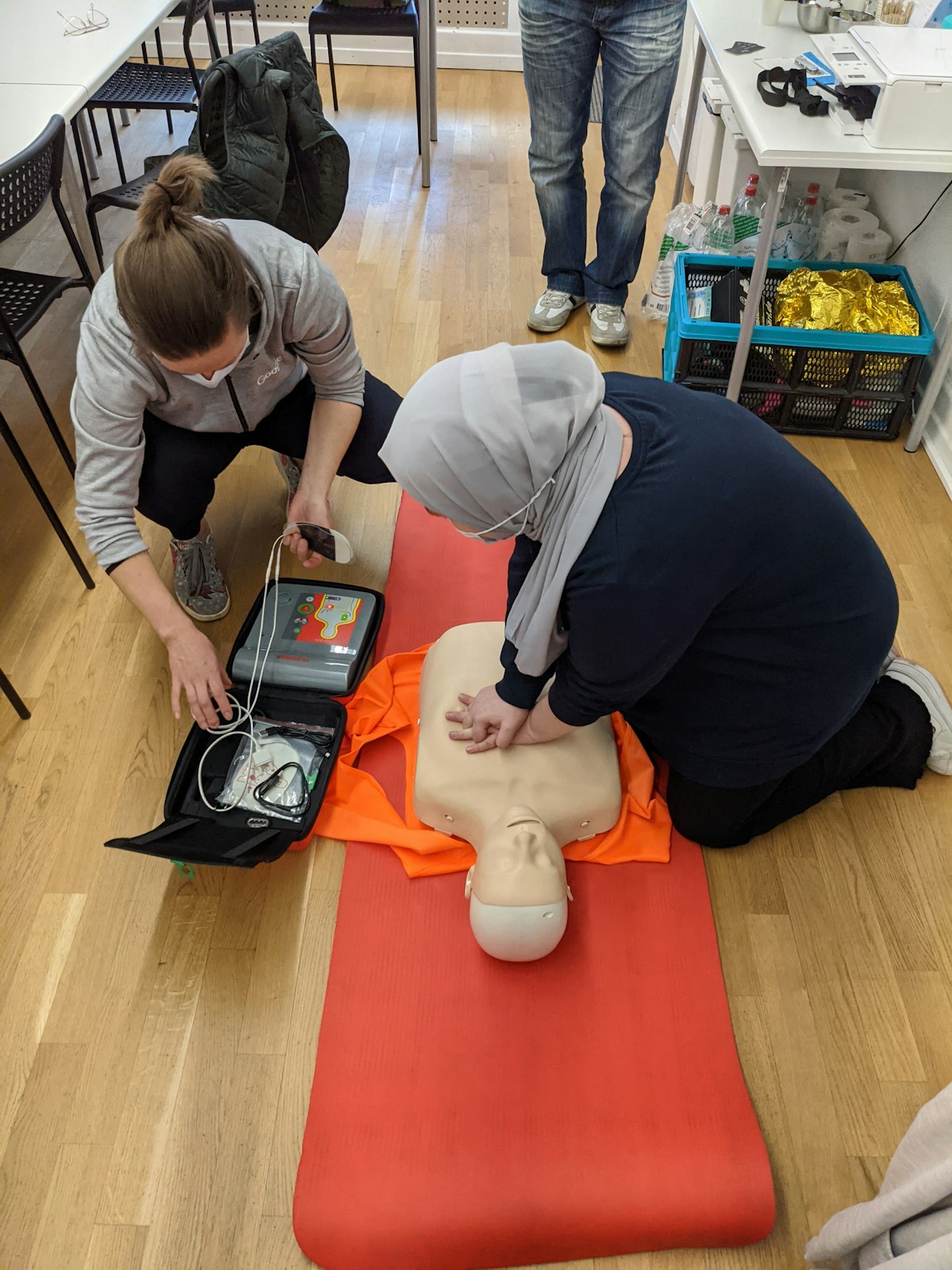 Health and safety training image background image