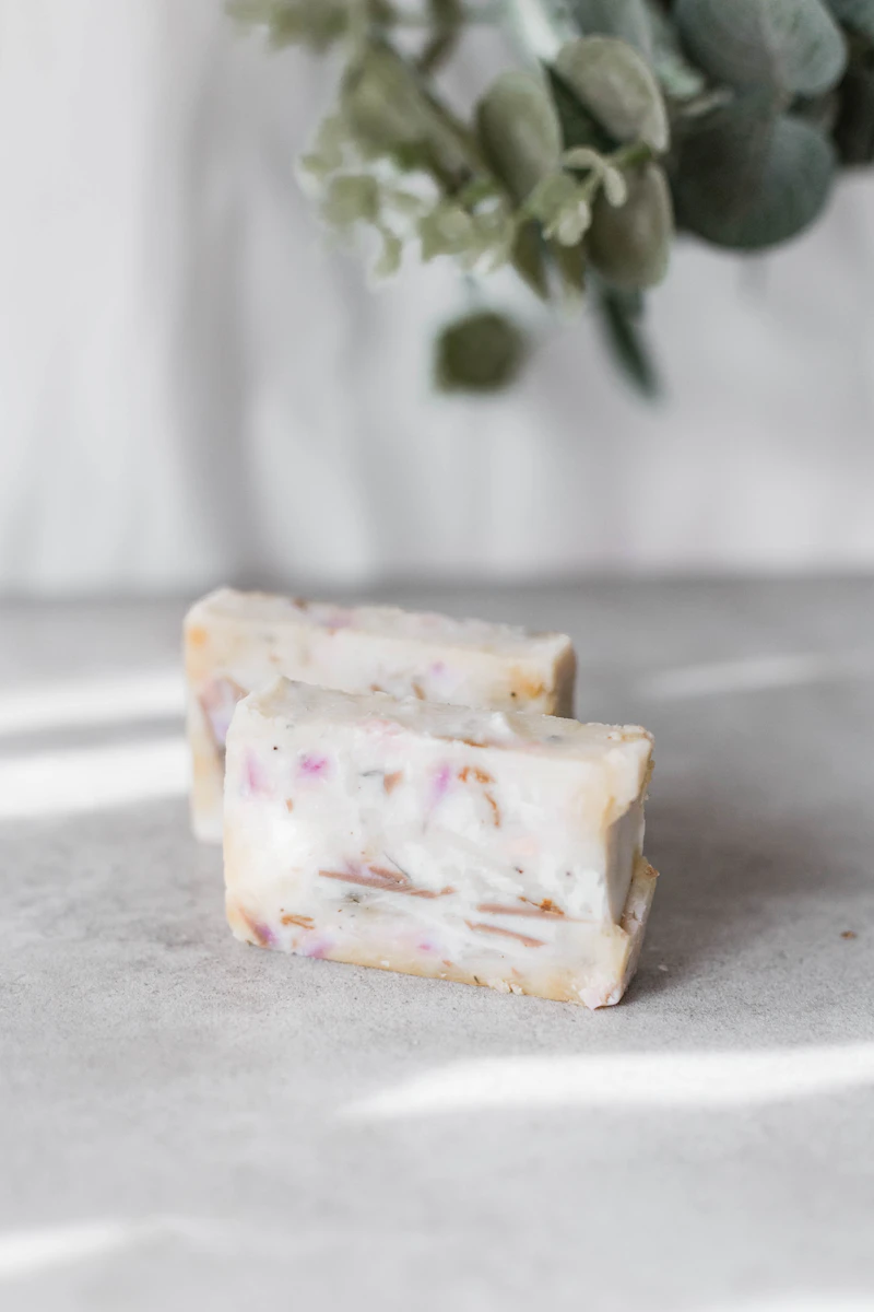 Layyana pink floral soap bar