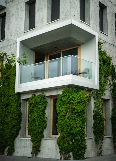 white wooden framed glass window
