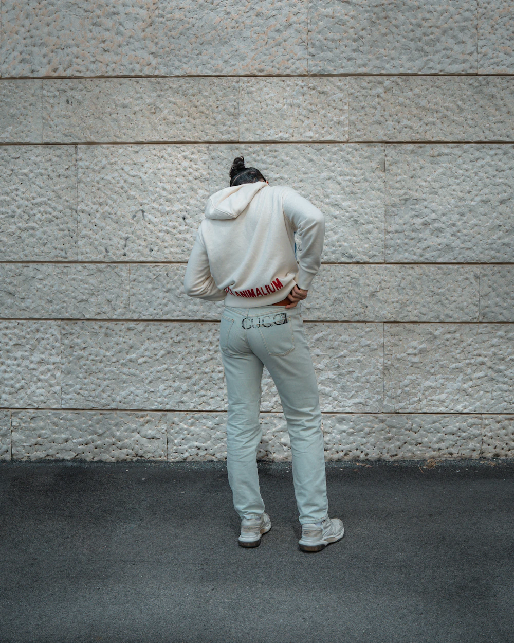 Wide Trousers Cream