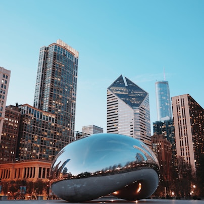 cloud gate chicago during daytime