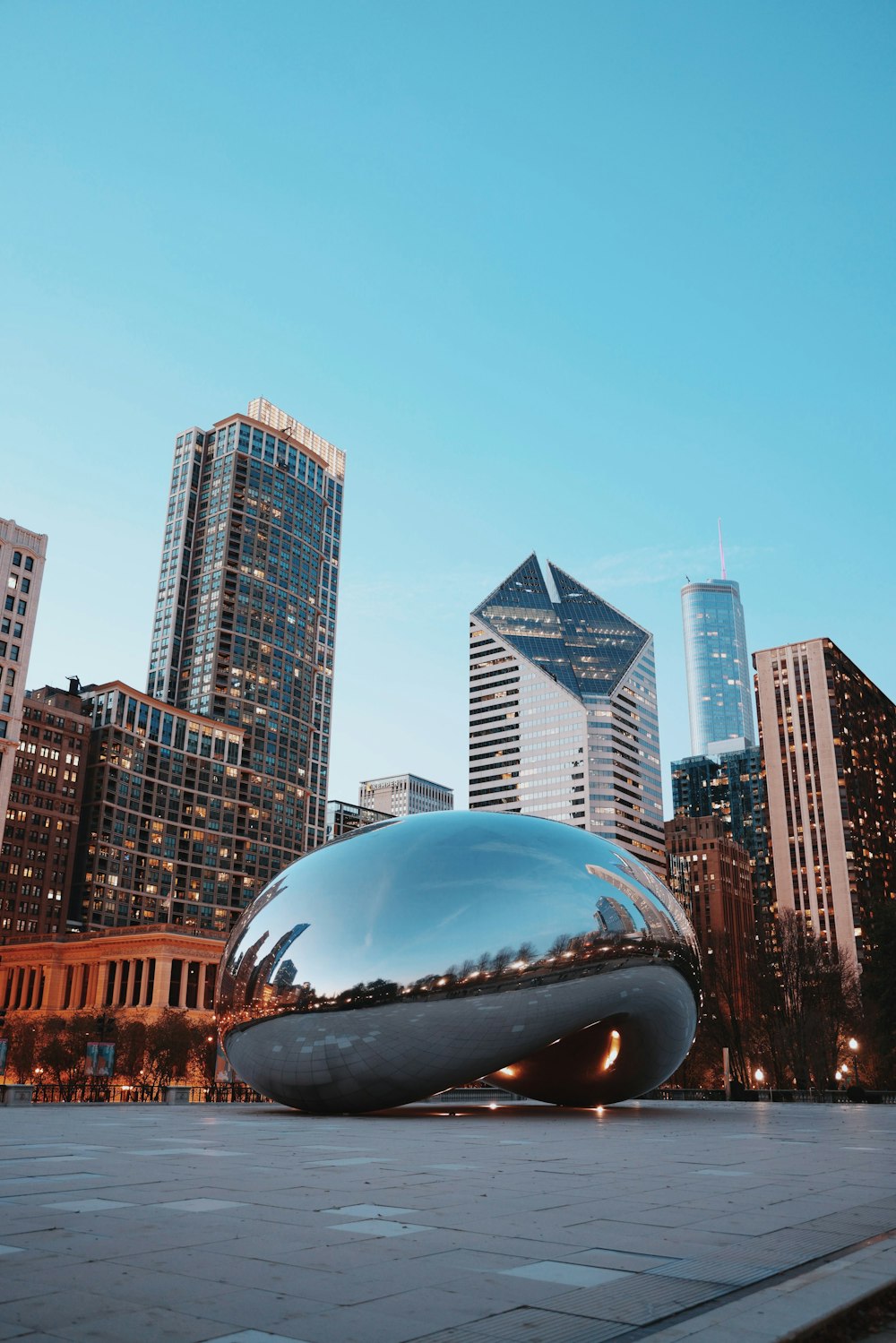 Cloud Gate Chicago pendant la journée