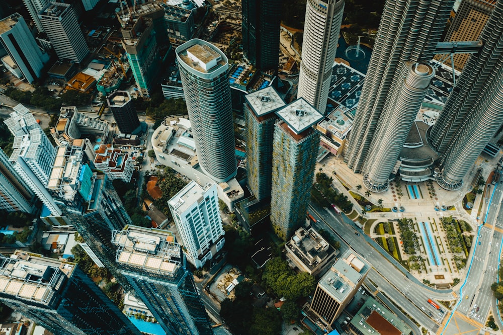 aerial view of city buildings during daytime