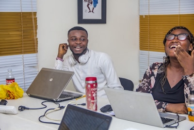 Listeners gathered around laptops and headphones, sharing music and smiles.